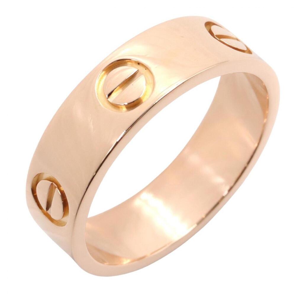 Cartier Love Ring, 18K Pink Gold (PG), Women's Tone, B4084600